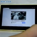 LEDライトバー付きAndroidタブレット